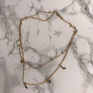 3 Chocker necklace Moon and star